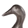 GALVANIZED DUCK SCULPTURE