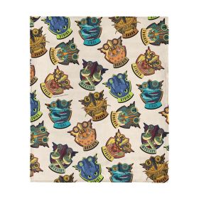 How to Train Your Dragon Dragon Badges Silk Touch Throw Blanket 50x60 inches